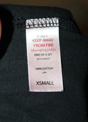 Красивые темные в горошек пижамные брюки, размер xs от boux avenue4 фото