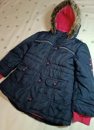 Kiki&koko куртка пальто для девочки 104см.