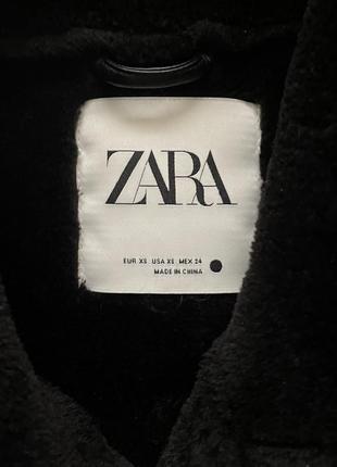 Женская дубленка zara4 фото