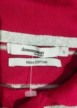 Високоякісне бавовняне поло( pima cotton) скандинавького бренду dressman4 фото