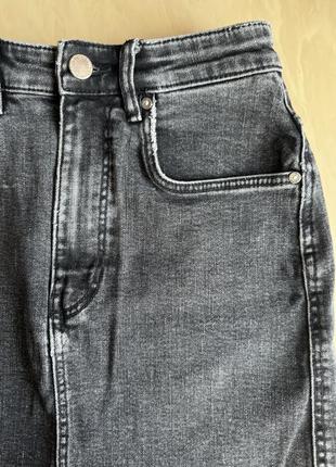 Джинсовая юбка h&amp;m, размер xs3 фото