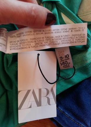 Яскрава майка в горох zara на 9-10 років3 фото