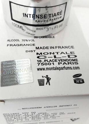Montale intense tiare (тестер), 100 мл 3
