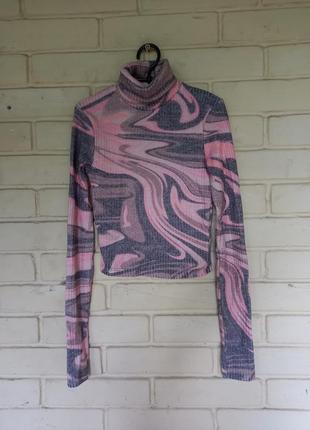 Укороченный гольф водолазка