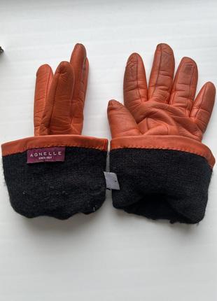 Перчатки рукавички натуральна шкіра agnelle7 фото