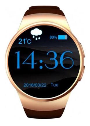 Розумні smart watch kw18. колір: золотий4 фото