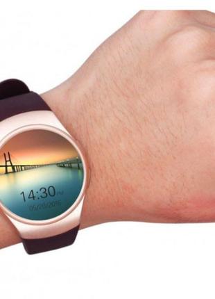 Розумні smart watch kw18. колір: золотий6 фото