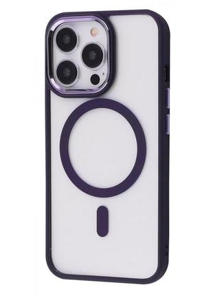 Чохол wave ardor case with magnetic ring iphone 12 pro max deep purple