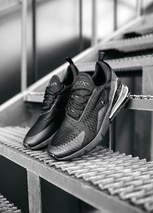 Nike air max 270 black мужские кроссовки найк