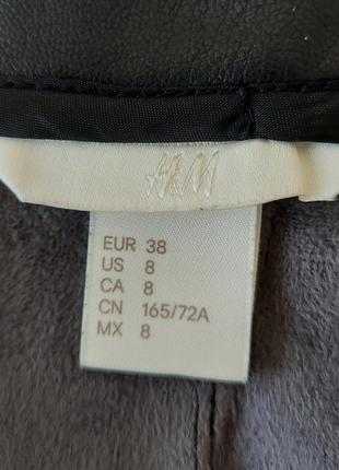 Кожаная юбка размер s бренд h&amp;m4 фото
