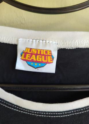 Оригінальний лонгслів реглан justice league officially licensed унісекс4 фото