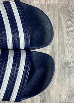 Adidas шлёпанцы тапочки 39 размер синие оригинал5 фото