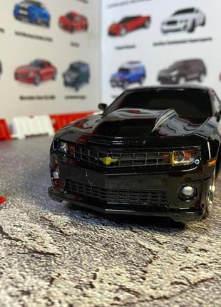 Машинка camaro на радіокеруванні чорна. машинка на пульті радіоуправління3 фото