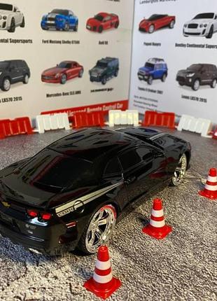 Машинка camaro на радіокеруванні чорна. машинка на пульті радіоуправління5 фото