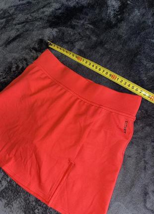 Спідниця юбка шорти вшиті трусики яскрава еластична спортивна для тренувань6 фото