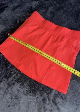 Спідниця юбка шорти вшиті трусики яскрава еластична спортивна для тренувань7 фото