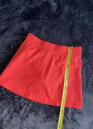 Спідниця юбка шорти вшиті трусики яскрава еластична спортивна для тренувань5 фото
