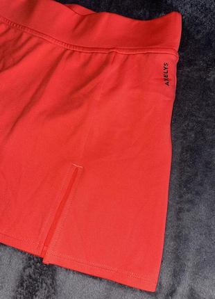 Спідниця юбка шорти вшиті трусики яскрава еластична спортивна для тренувань2 фото