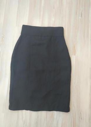 Юбка карандаш из льна zara