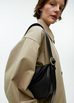 Шкіряна сумка на плече arket 12201112 фото