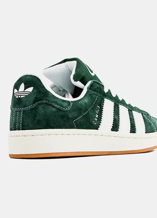 Жіночі кросівки adidas campus 00s dark green / адідас кампус темно зелені / демісезонне жіноче взуття / кроси на весну, літо, осінь5 фото