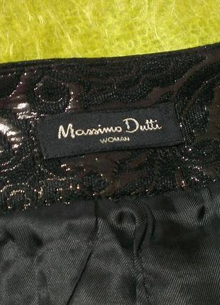 ..люкс бренд жакардовая юбка карандаш вечерняя очень красивого кроя massimo dutti5 фото