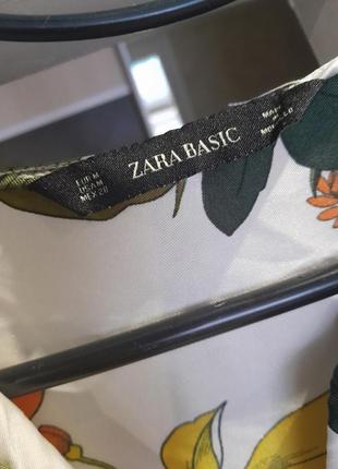 Блуза атласная zara,блуза женская сатиновая zara5 фото