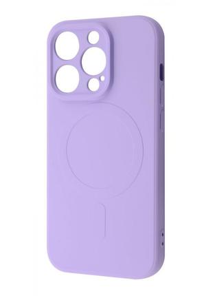 Чохол wave colorful case with magnetic ring (tpu) iphone 14 pro light purple