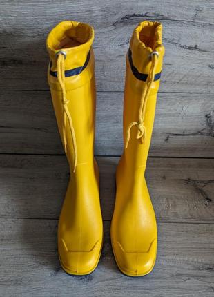 Італійські гумові жовті чоботи 38 р 24.5 см3 фото