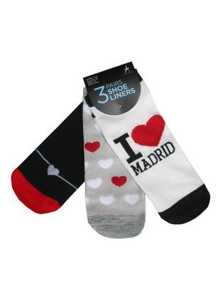 Шкарпетки низькі комплект 3 шт primark