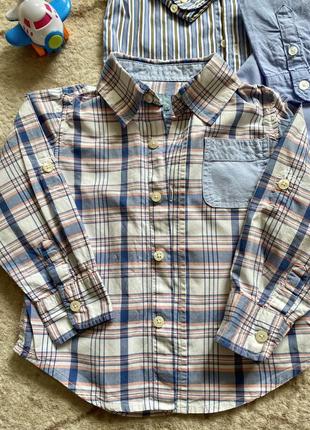 Рубашки, рубашки ralph lauren, chicco, gap 2-3 года6 фото