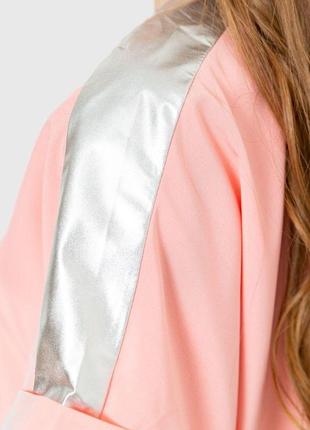 Блуза повсякденна, колір рожевий, 230r101-25 фото