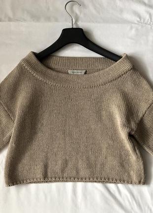 Кашемировый кроп топ.