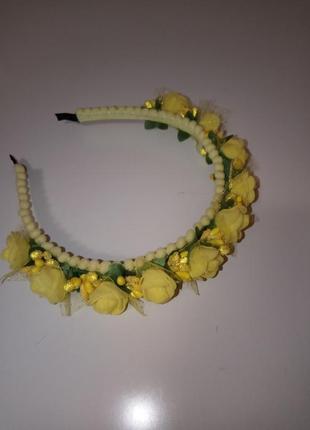 Желтый солнечный обруч