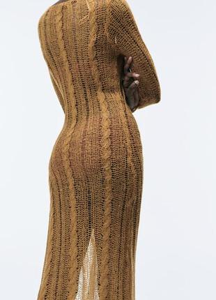 Платье вязаное zara 5