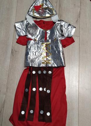 Детский костюм рыцарь, воин, разбойник на 3-4, 5-6 лет