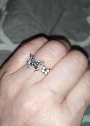 Кольцо бабочки колечко