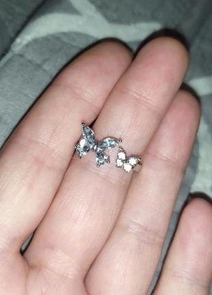 Кольцо бабочки колечко