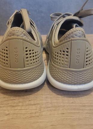 Крокс кросівки лайтрайд пейсер 360 хакі crocs literide 360 pacer khaki8 фото