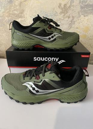 Мужские трейловые trail кроссовки для бега saucony excursion tr161 фото