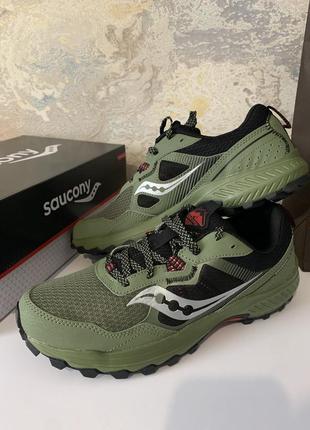 Мужские трейловые trail кроссовки для бега saucony excursion tr169 фото