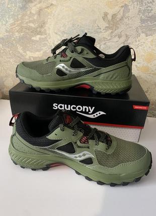 Мужские трейловые trail кроссовки для бега saucony excursion tr162 фото