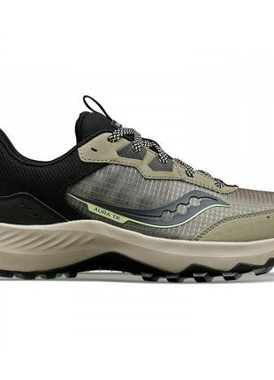 Мужские кроссовки для бега трейловые trail saucony aura tr 20862-15s 44 (10us) 28 см coffee/black9 фото