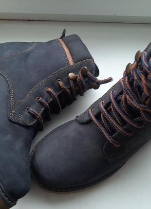 Кожаные ботинки на меху 33 размера зимние кожаные ботинки бренд venice на мальчика1 фото