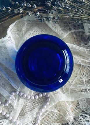 🔥 ваза 🔥 стекло винтаж синяя колба для лампы3 фото