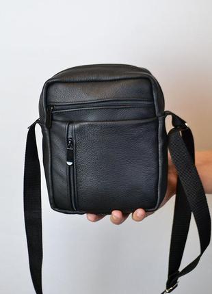 Сумка, шкіряна сумка, сумка месенджер, стильна сумка, сумка через плече1 фото