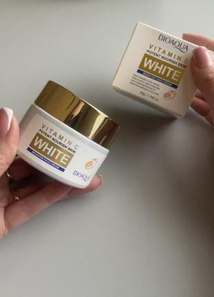 Дений крем для обличчя з вітаміном с bioaqua vitamin c white brighten face cream