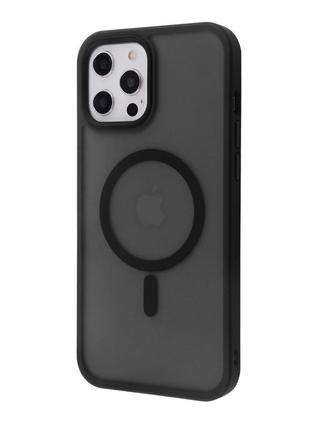 Чохол wave matte insane case with magsafe iphone 12 pro max black