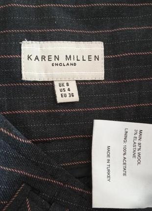 Шерстяные брюки karen millen5 фото
