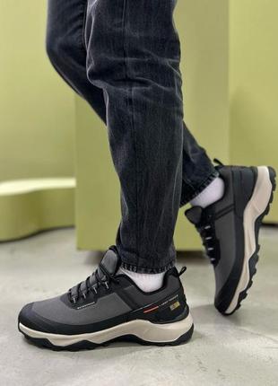 Кросівки термо чоловічі водонепроникні чорно-сірі